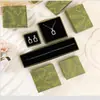 Caja de Joyería Verde con Tapa y Base para Pendientes, Collares, Pulseras, Caja de Empaque con Tapa y Base, Caja de Regalo Vintage para Colgantes de Joyería