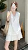 Conjunto de Jaqueta Colete Feminina de Luxo Leve Casual para o Verão 2026, Estilo de Trabalho, Elegante, Solto, Sem Mangas, de Alta Qualidade