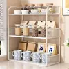 Portavasos, organizador de tazas, estante de almacenamiento para tazas, organizador de tazas de agua y tazas de té, decoración de rincón de café, estante de almacenamiento para tazas de café