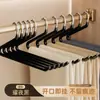 Perchero para pantalones con forma de ganso, Colgador de pantalones para el hogar, Pinza especial para pantalones sin costuras, Perchero en forma de Z antideslizante, Ahorro de espacio integrado