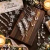 Adornos de Carámbano Acrílico Navideño Decoraciones para Árbol de Navidad Colgantes Gota de Agua Acrílica Alta Transparencia Adornos Colgantes Decorativos