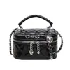 Mini Bolso Pequeño para Mujer 2026 Nuevo Otoño Bolso Cruzado de Hombro Único Estilo Pequeño Chanel Acolchado de Diamantes Bolso de Mano con Cadena