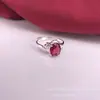 S990 anillo de flor creativo personalizado moda simple anillo de circonita para mujer para novia ventas directas de fábrica