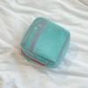 Bolsa de Tofu de Dopamina de Gran Capacidad Portátil Color Malla Bolsa Cosmética de Malla Bolsa de Aseo de Malla Mini Monedero