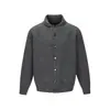 Suéter Cardigan com Lapela Masculino Outono/Inverno Marca Tendência Americano Cleanfit Simples Cor Sólida Versátil Malha Jaqueta