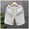 Pantalones cortos casuales de verano para hombre, de marca de moda, holgados, informales, de moda, de longitud media, combinables, estilo coreano, de cinco largos.