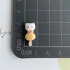 Brinquedo de comida de panda de desenho animado em miniatura, Espetinhos de macarrão Kanto no, Acessórios de resina, Presilhas de cabelo, Capa de celular, Acessórios para roupas de boneca