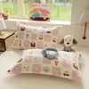 2026 Nuevo Juego de Dos Fundas de Almohada de Vellón de Leche Invierno Dormitorio Universitario Habitación Individual Dedicado Resistente a Manchas a Prueba de Aceite Funda de Almohada