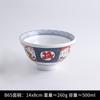 Vajilla tipo porcelana Ruoxuan estilo japonés tazón de melamina engrosado estilo japonés tazón para arroz con carne tazón para arroz con tapa para carne marinada tazón para sopa de ramen cuchara