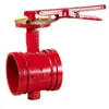 Válvula Borboleta com Canaleta de Sinalização XD81X-16Q Válvula Borboleta tipo Wafer Manual Ferro Fundido DN50 ~ 200 Válvula com Manípulo Válvula de Sinal