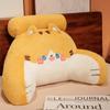 Invierno imitación piel de conejo cojín de respaldo suave para cabecera almohada de respaldo 2023 nuevo cama almohada de respaldo grande tatami