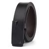 Cinturón de PU para hombre, cinturón de hebilla automática de punto, cinturón resistente al desgaste, cinturón moderno versátil transfronterizo para hombre, cinturón clásico para pantalón al por mayor