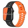 Para Banda de Apple Watch iwatch Color Único y Doble Hebilla de Rayo de Silicona Correa Ultra applewatch 1-8