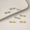 Top de Traje Bronce con Broche de Lazo Pin de Cuello Pin Antiexposición Accesorios para Joyería DIY para Mujeres