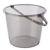 Balde de Água Transparente Portátil de Grande Capacidade para Acampamento ao Ar Livre, Balde de Água Transparente de Acrílico para Dormitórios Estudantis, Balde Redondo para Lavanderia e Banho