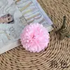 Flor de Cebola Artificial Cabeça de Flor Pirulito Bola Crisântemo Acessórios de Cabelo Acessórios Flor de Seda Flor Artificial Material DIY Artesanal Decoração de Caixa de Presente