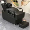 Cama de Lavar Cabelo para Salão, Cama de Lavagem Simples Semi-Reclinável para Salões de Beleza, Venda Direta do Fabricante, Cama de Salão de Beleza Moderna