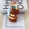 Celebridad de internet lindo capibara capibara colgante peluche juguete muñeca bolsa colgante llavero Muñeca Muñeca