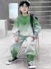 Traje de ropa de otoño para niños 2023 nuevo para niños medianos y grandes, sudadera deportiva de otoño para niños, moderno, guapo, a la moda, primavera y otoño