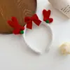 Limpiador Facial Diadema Navideña Accesorios para el Cabello de Astas Diadema de Felpa Otoño e Invierno Pasador Lindo de Alce Muñeco de Nieve Tocado de Año Nuevo para Mujeres