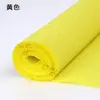 Papel crepom material feito à mão rosa de papel origami embalagem de buquê espessa ferramentas de fabricação diy papel plissado colorido