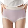 [Procesamiento y Personalización] Tres Piezas de Ropa Interior Modal Sin Costuras de Cintura Alta que Cubren las Caderas para Niñas, Ropa Interior de Seda de Morera Levanta Glúteos para Mujeres