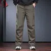 Pantalones casuales para exteriores de comercio exterior al por mayor para hombre, pantalones rectos holgados para senderismo y deportes, pantalones de trabajo talla europea