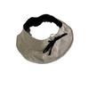 Chapéu de Sol Fresco de Algodão e Linho Estilo Japonês Feminino de Verão Protetor Solar Top Respirável Cobertura Facial Chapéu de Sol Dobrável para Viagem