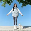 Chaleco acolchado de algodón con cuello alto para mujer, se puede usar como capa exterior, cálido, corte holgado, talla grande, estilo de pareja, nuevo para Invierno 2026