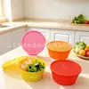 Colador de Plástico Redondo Rectangular con Tapa Cesta de Almacenamiento de Frutas y Verduras para el Hogar Cesta para Lavar Verduras cesta de verduras