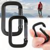 Mosquetão quadrado Amazon tipo passarela fivela de pendura rápida fivela plana de escalada fivela para mochila outdoor fivela para pendurar áudio