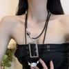 Corrente de Pérolas de Cristal para Indústria Pesada Bolsa Pequena Multiuso Corrente de Cintura Trançada Cinto Transversal Decorativo Corrente para Celular Corrente de Pescoço Tendência