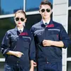 Ropa de trabajo de ingeniería con cuello alto para primavera y otoño, traje de manga larga para soldadura, ropa de taller para hombres, ropa de trabajo para reparación de automóviles, uniforme de trabajo, ropa de protección laboral