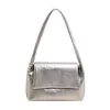 Bolsa Tote de Couro Macio Simples e Estilosa para Mulheres, Nova Tendência Primavera 2026 Bolsa Versátil de Ombro Transversal para o Dia a Dia de Grande Capacidade