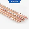 Ar Condicionado Tubo Corrugado de Cobre Roxo Tubo Corrugado Oblíquo 10 12 16 19mm Acessórios para Ar Condicionado Tubo Rosqueado Tubo com Conexão Soldada