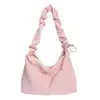 Bolsa de Gran Capacidad para Mujer 2026 Nuevo Estilo Coreano Color Sólido Bolso Cruzado Estudiante Personalizado Bolsa Dumpling Bolso de Hombro Casual