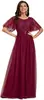 Vestido Amazon 2026 Estilo Nuevo Ropa de Comercio Exterior Vestido de Noche Vestido Largo de Noche Vestido de Encaje Patchwork