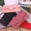 Cartera de Mujer Larga 70% de Descuento Tipo Flip K Pequeña Fresca Estudiante Posición para Monedas Hebilla Multifuncional Cartera Exportación