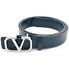Cinturón de Moda Versátil Simple para Mujer de 3 cm, Nuevo, Marca Reconocida, Gama Alta, Letras Vv, Tendencia, Cinturón para Jeans