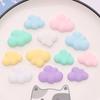 Nuevas Nubes Suaves y Nubes Blancas Accesorios de Resina Funda para Teléfono Móvil Accesorios para el Cabello Taza Pegamento Cremoso Accesorios Hechos a Mano DIY Hebilla de Zapato