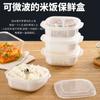 Recipiente para Arroz de Doble Capa Caja para Congelar Arroz Integral de Cocina Apto para Microondas Portátil Almuerzo Fruta Almacenamiento