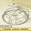 Suporte de panela de aço inoxidável para cozinha doméstica, suporte de armazenamento anti-queimadura, suporte de cozimento a vapor multifuncional, base espessa com isolamento térmico