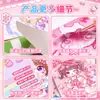 Pegatinas de Diamante Oso Kaba Pegatinas de Disfraz Serie Princesa Infantil Pegatinas de Maquillaje Sin Cortar Dibujos Animados Infantiles Educativas DIY