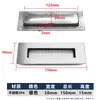 Hebilla de Acero Inoxidable para Puerta Corredera con Manija Oculta Tirador Empotrado para Puerta de Gabinete Tirador Invisible para Muebles de Gabinete Manija Empotrada