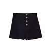 Shorts Bestseller de Influencer Talla Grande para Mujer Nuevo Otoño Petite Cintura Alta Adelgazantes Pierna Ancha Pantalones Casuales Negros Tendencia