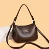 Bolsos de Mujer al por Mayor Transfronterizos, Modernos y de Alta Gama, Bolsos de Hombro de Moda Estilo Nuevo para Madres de Mediana Edad, Bolsos Cruzados Versátiles para el Día a Día