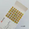 Popular Arte de Unha para Ano Novo Strass Pontiagudos Dourados Acessórios DIY Decorações de Unha Coloridas em Formato Oval
