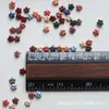 Botões Mini de Resina Coloridos Retrô de Cinco Pontas 6mm para Bonecas BJD de Algodão, Bonecas Pequenas Ob11, Roupas de Boneca, Botões de Estrela