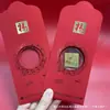 Adesivos de Telefone de Ouro Puro 999 para o Festival da Primavera, Artesanato em Metal de Envelope Vermelho de Alta Qualidade, Presentes para Reunião Anual