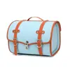 Bolsa de Rabo para Moto a Pedal Nº 9 Carro Elétrico Armazenamento à Prova d'Água Bolsa Retro para Capacete Caixa de Armazenamento Porta-Malas Bolsa de Rabo